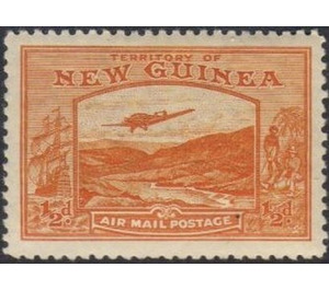 Plane over Bulolo Goldfield - Melanesia / New Guinea 1939