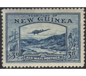 Plane over Bulolo Goldfield - Melanesia / New Guinea 1939 - 3