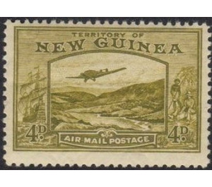 Plane over Bulolo Goldfield - Melanesia / New Guinea 1939 - 4
