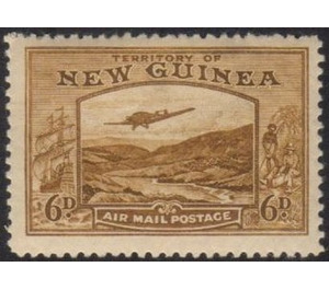 Plane over Bulolo Goldfield - Melanesia / New Guinea 1939 - 6