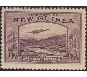 Plane over Bulolo Goldfield - Melanesia / New Guinea 1939 - 9