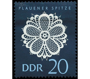 Plauen lace  - Germany / German Democratic Republic 1966 - 20 Pfennig