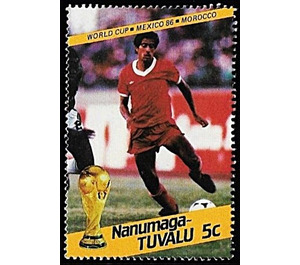 Player from Morocco - Polynesia / Tuvalu, Nanumaga 1986