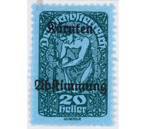plebiscite  - Austria / Republic of German Austria / German-Austria 1920 - 20 Heller