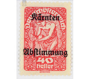 plebiscite  - Austria / Republic of German Austria / German-Austria 1920 - 40 Heller
