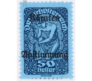 plebiscite  - Austria / Republic of German Austria / German-Austria 1920 - 50 Heller