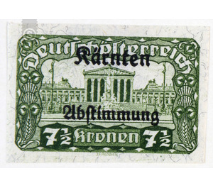 plebiscite  - Austria / Republic of German Austria / German-Austria 1920 - 7.50 Krone