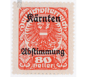 plebiscite  - Austria / Republic of German Austria / German-Austria 1920 - 80 Heller