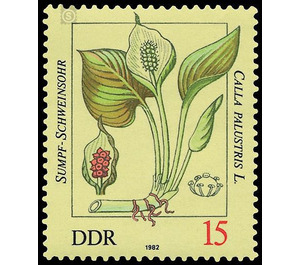 poisonous plants  - Germany / German Democratic Republic 1982 - 15 Pfennig
