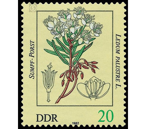 poisonous plants  - Germany / German Democratic Republic 1982 - 20 Pfennig