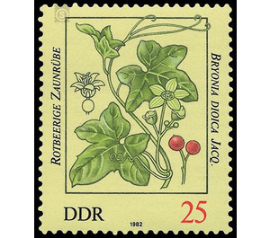 poisonous plants  - Germany / German Democratic Republic 1982 - 25 Pfennig