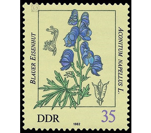 poisonous plants  - Germany / German Democratic Republic 1982 - 35 Pfennig