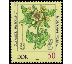 poisonous plants  - Germany / German Democratic Republic 1982 - 50 Pfennig