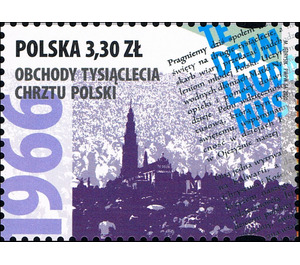 Poland Millenium Celebrations 1966 - Poland 2020 - 3.30