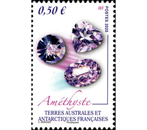 Polished Amethyst - French Australian and Antarctic Territories 2020 - 0.50
