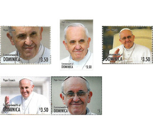 Pope Francis (2013) - Caribbean / Dominica 2013 Set