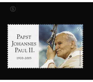 Pope John Paul II dies  - Germany / Federal Republic of Germany 2005 - 55 Euro Cent
