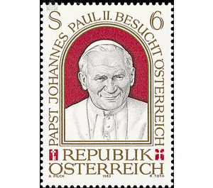 Popes  - Austria / II. Republic of Austria 1983 - 6 Shilling