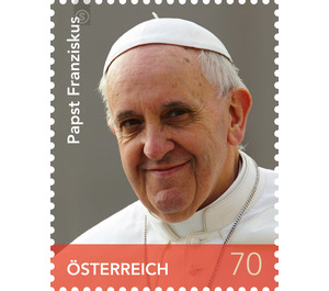 Popes  - Austria / II. Republic of Austria 2014 - 70 Euro Cent