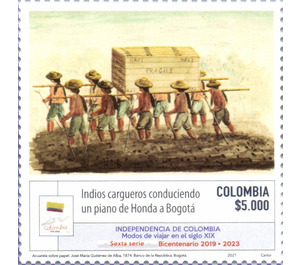 Porters Carrying Piano from Honda to Bogotá - South America / Colombia 2021