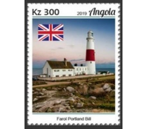 Portland Bill Lighthouse & UK Flag - Central Africa / Angola 2019 - 300