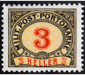 Portomarke  - Austria / k.u.k. monarchy / Bosnia Herzegovina 1904 - 3 Heller