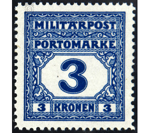 Portomarke  - Austria / k.u.k. monarchy / Bosnia Herzegovina 1916 - 3 Krone