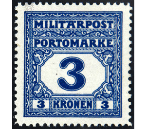 Portomarke  - Austria / k.u.k. monarchy / Bosnia Herzegovina 1916 - 3 Krone