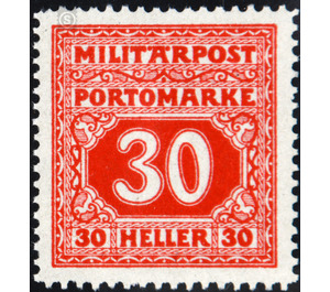 Portomarke  - Austria / k.u.k. monarchy / Bosnia Herzegovina 1916 - 30 Heller