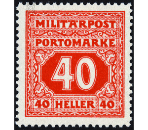 Portomarke  - Austria / k.u.k. monarchy / Bosnia Herzegovina 1916 - 40 Heller