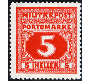 Portomarke  - Austria / k.u.k. monarchy / Bosnia Herzegovina 1916 - 5 Heller