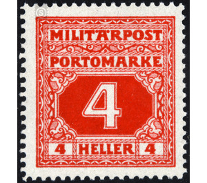 Portomarke  - Austria / k.u.k. monarchy / Bosnia Herzegovina 1918 - 4 Heller