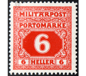 Portomarke  - Austria / k.u.k. monarchy / Bosnia Herzegovina 1918 - 6 Heller