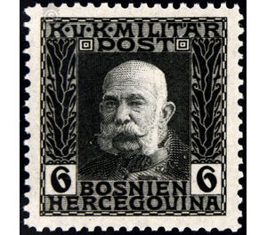 portrait  - Austria / k.u.k. monarchy / Bosnia Herzegovina 1912 - 6 Heller