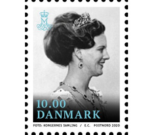 Portrait of Margarthe at Coronation 1972 - Denmark 2020 - 10