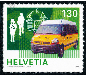 Post buses  - Switzerland 2006 - 130 Rappen