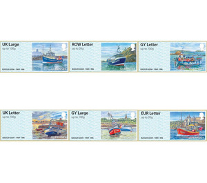 Post & Go: Guernsey Fishing Boats (2020) - Guernsey 2020 Set