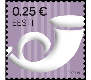 Post Horn - Estonia 2020 - 0.25