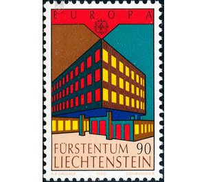 Post offices  - Liechtenstein 1990 - 90 Rappen