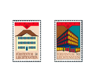 Post offices  - Liechtenstein 1990 Set