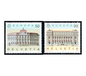 Post offices  - Switzerland 1990 Set