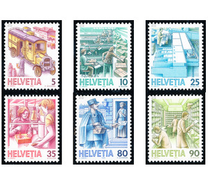 post  - Switzerland 1986 Set