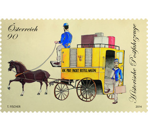 Post vehicles  - Austria / II. Republic of Austria 2014 - 90 Euro Cent