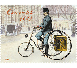 Post vehicles  - Austria / II. Republic of Austria 2016 - 100 Euro Cent