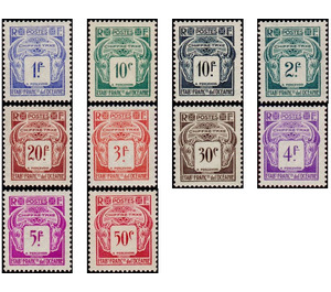 Postage Due 1948 - Polynesia / French Oceania 1948 Set