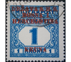 Postage due stamps - Bosnia - Kingdom of Serbs, Croats and Slovenes 1918 - 1