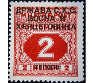 Postage due stamps - Bosnia - Kingdom of Serbs, Croats and Slovenes 1918 - 2