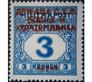 Postage due stamps - Bosnia - Kingdom of Serbs, Croats and Slovenes 1918 - 3