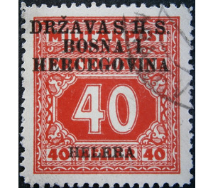 Postage due stamps - Bosnia - Kingdom of Serbs, Croats and Slovenes 1918 - 40