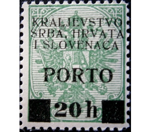 Postage due stamps - Bosnia - Kingdom of Serbs, Croats and Slovenes 1919 - 20